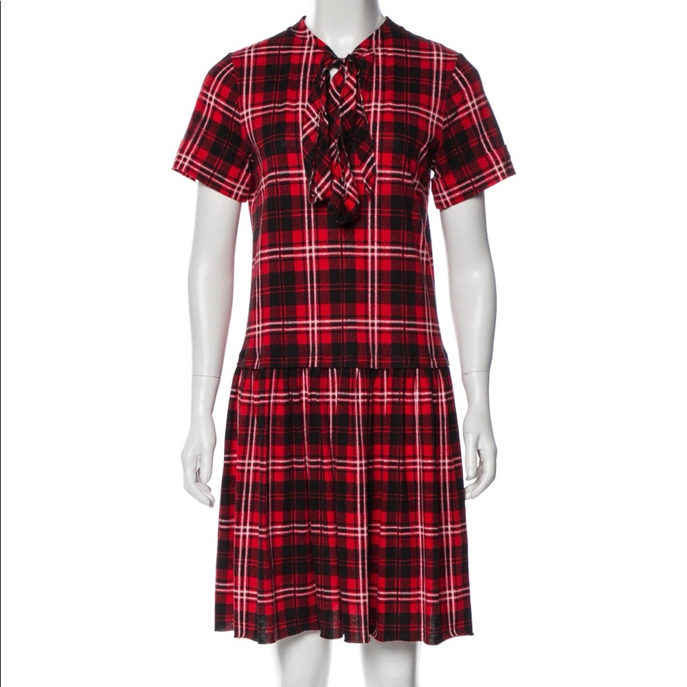 Marc Jacobs Plaid Print Mini dress
